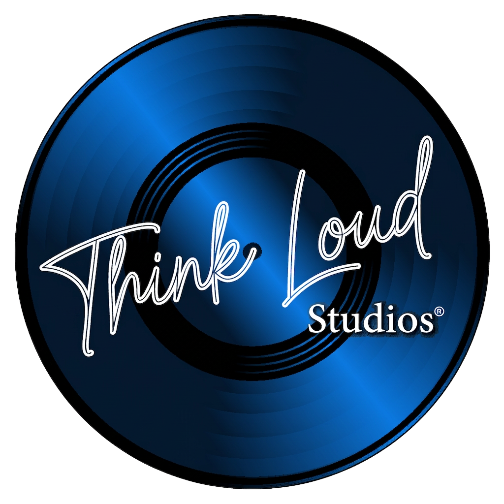 Think Loud Studios® official vinyl record logo